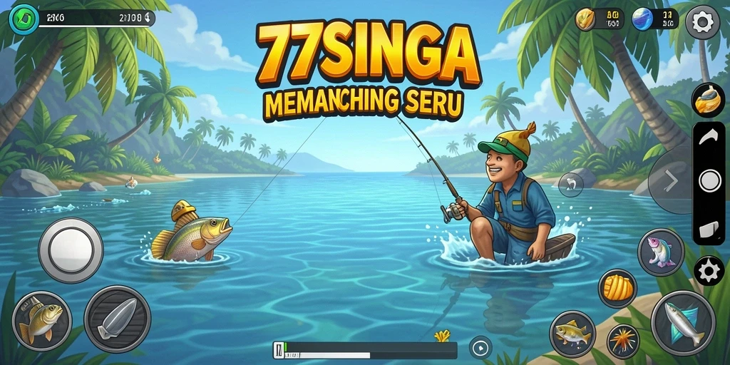 Tangkapan besar dalam game memancing 77SINGA.