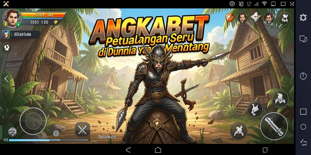 Screenshot gameplay <strong>ANGKABET</strong> menunjukkan aksi seru dari petualangan yang mendebarkan.