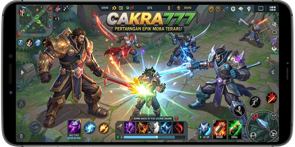 Tampilan seru dari gameplay CAKRA777 yang penuh aksi.