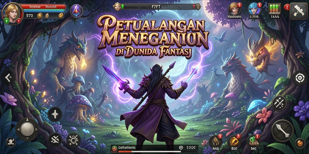 Gameplay mendebarkan di dunia petualangan F7F7.