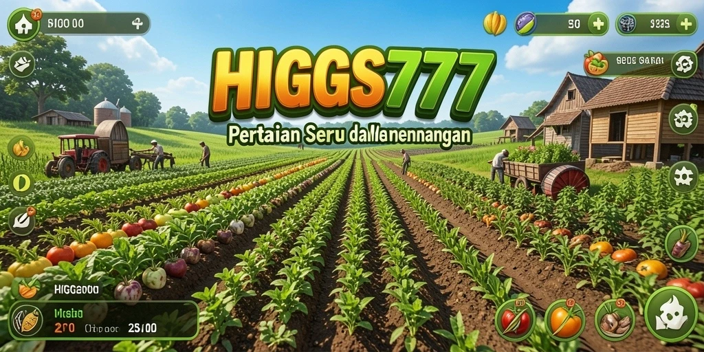 Tampilan menawan dari gameplay HIGGS777 yang penuh warna.