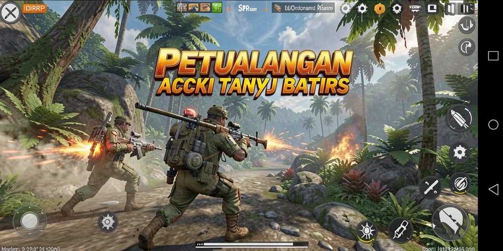 Tampilan gameplay IDRRP yang mendebarkan dan menegangkan.
