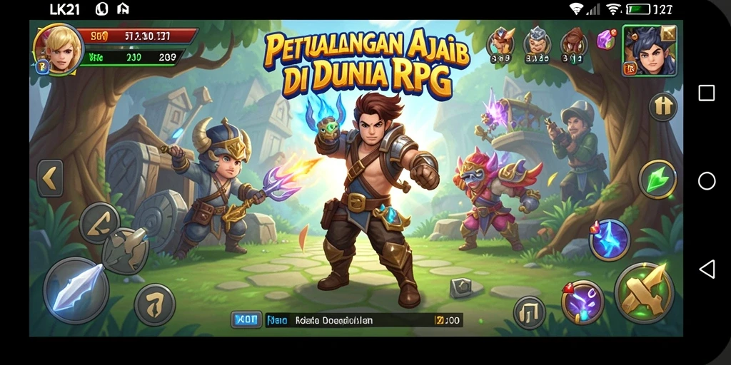 Tampilan gameplay LK21 yang memikat di dunia RPG.