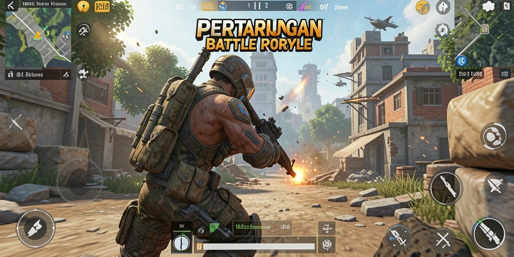 Tampilan gameplay R6R6 yang mendebarkan di medan pertempuran.