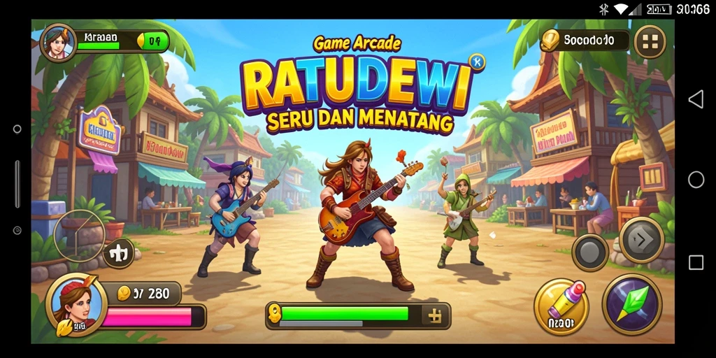 Screenshot dari gameplay menegangkan dalam RATUDEWI.