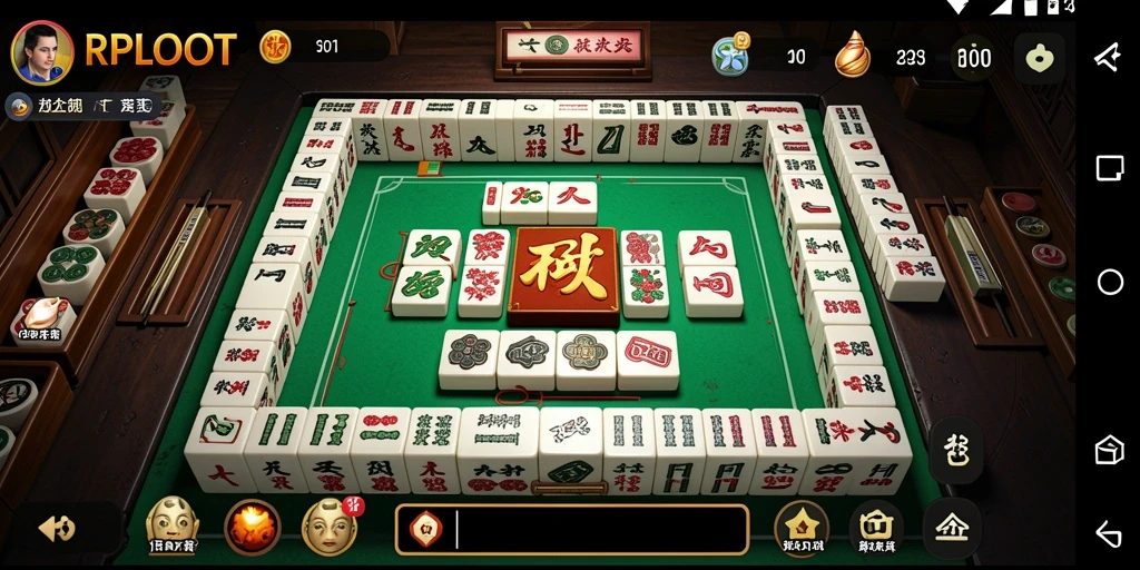 Tangkapan layar permainan RPLOOT saat pemain mencocokkan ubin Mahjong.