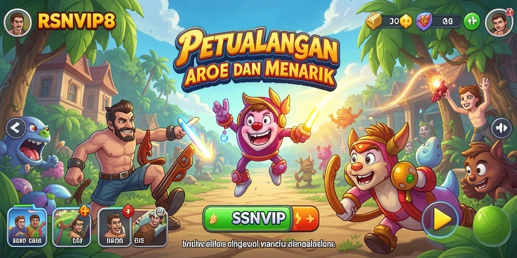 Screenshot gameplay menunjukkan aksi seru di dalam game Arcade.