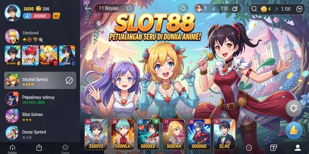 Gameplay menarik dengan tema Anime yang menghibur.