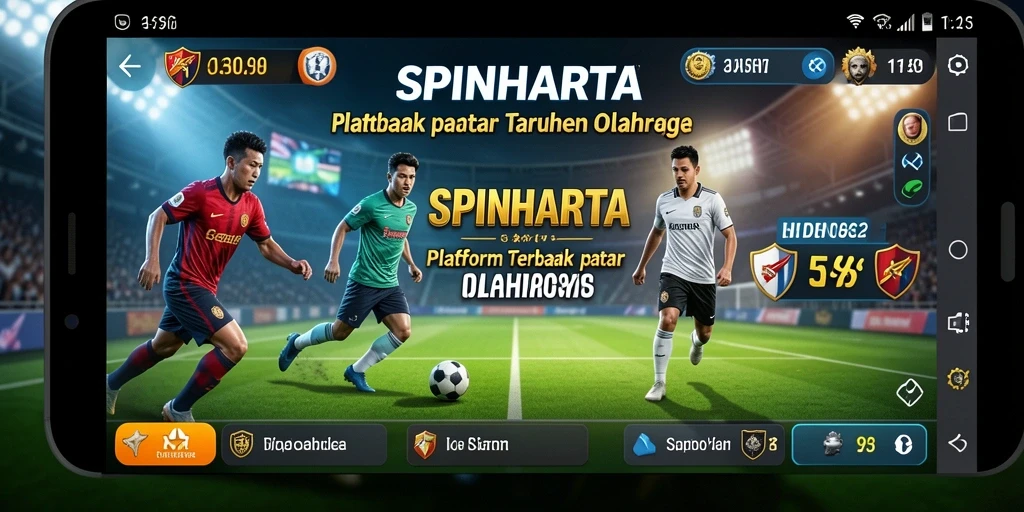 Tampilan menarik dari gameplay taruhan olahraga di SPINHARTA.